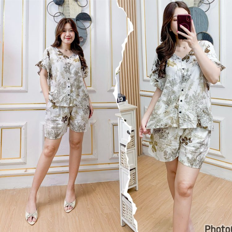 Vivian Celana Pendek Setelan Daster Bali